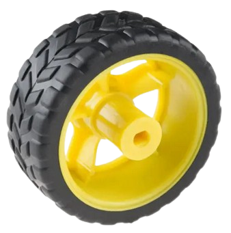 Llanta motorreductor 65x28mm
